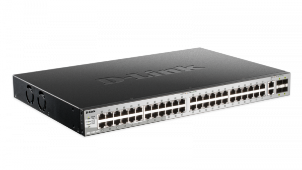 Switch D-Link DGS-3130-54TS/SI, 54-Port Gigabit SFP L3 Stackable Managed Switch, - imagine 3