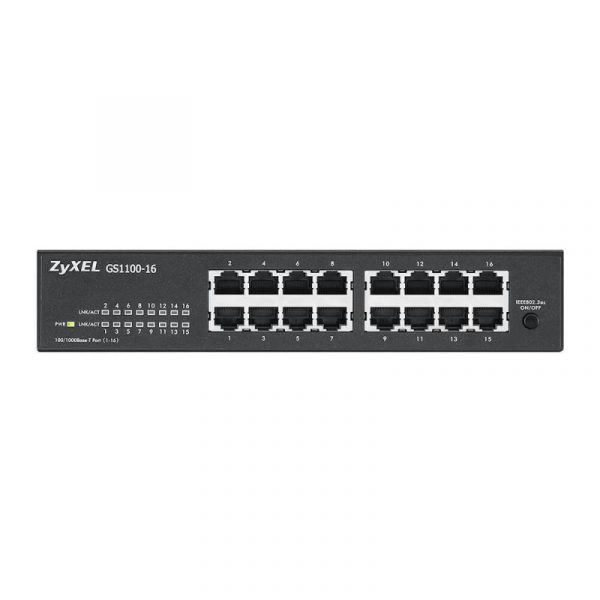 Switch ZYXEL GS1100-16, 16-port, 10/100/1000 Mbps - imagine 10