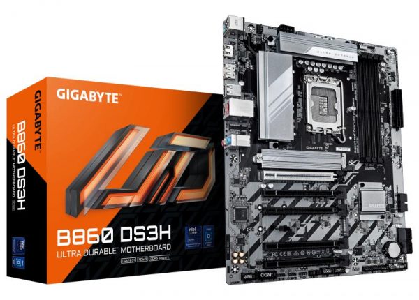 Placa de Baza GIGABYTE B860 DS3H LGA1851, 4x DDR5, 1x - imagine 3
