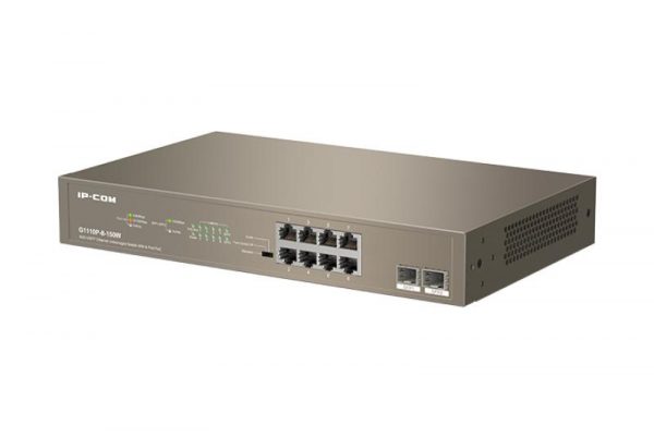 IP-COM switch G1110P-8-150W, 8-Port Gigabit + 2SFP, POE, Standarde: IEEE - imagine 8