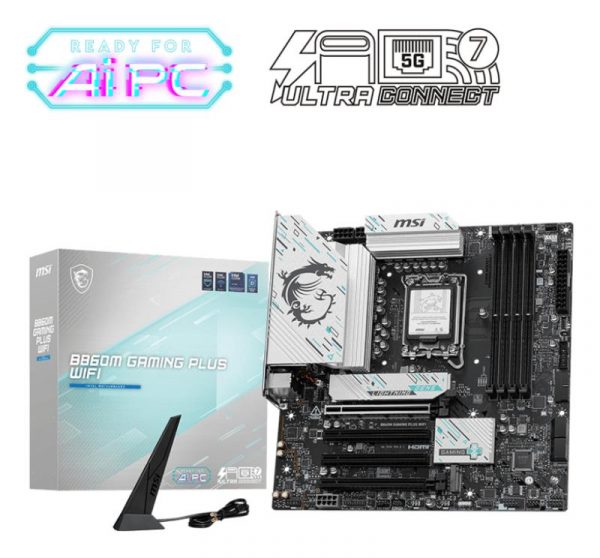 Placa de Baza MSI B860M GAMING PLUS WIFI LGA1851, 4x - imagine 3