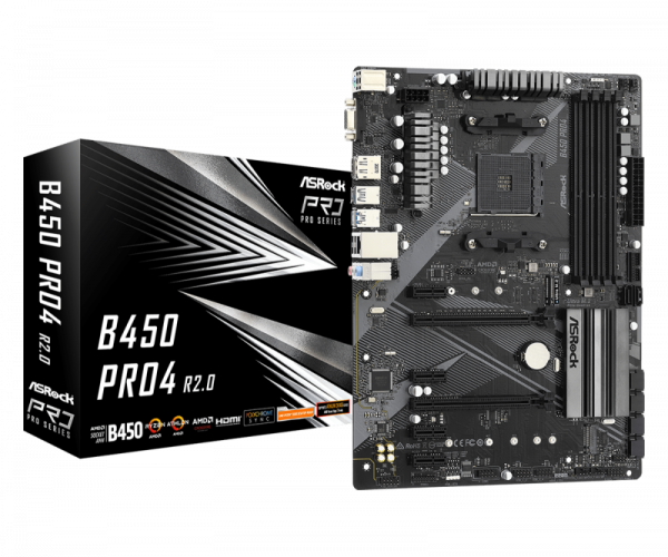 Placa de baza Asrock B450 Pro4 R2.0, AM4 - imagine 5