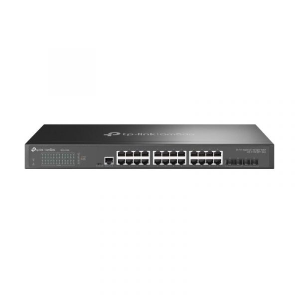 "JetStream™ 24-Port Gigabit L2+ Managed Switch with 4 10GE SFP+ - imagine 3