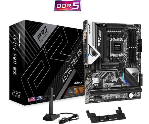 Placa de baza AsRock Socket X670E PRO RS AM5 - imagine 8