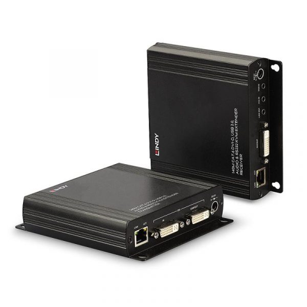 Lindy LY-39245 KVM Extender 140m Cat.6 DVI-D, USB, Audio & - imagine 6