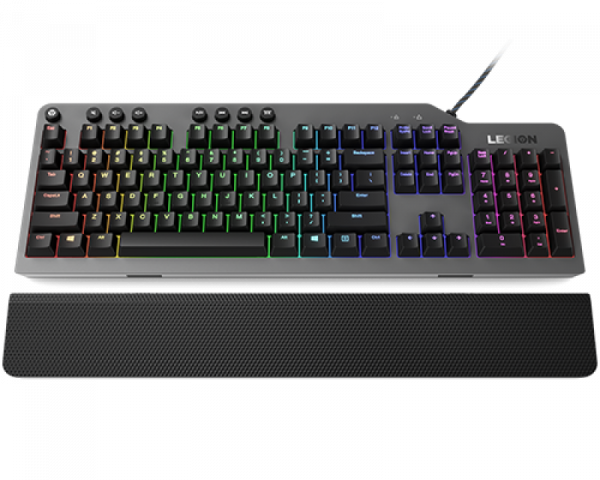 Tastatura gaming mecanica Lenovo Legion K500, iluminare RGB, switch Red,
