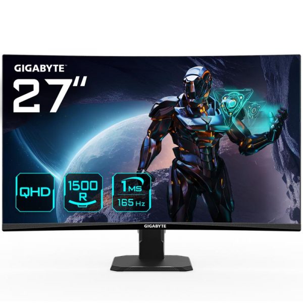 Gigabyte Monitor Gaming 27" VA 1500R GS27QC, Non-glare, Rezolutie: 2560 - imagine 5