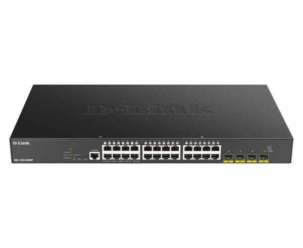 Switch D-Link DGS-1250-28XMP, 24 port, 10/100/1000 Mbps - imagine 3