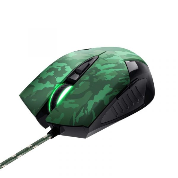 Mouse Trust GXT 781 Rixa Camo, Gaming Mouse, verde militar - imagine 16
