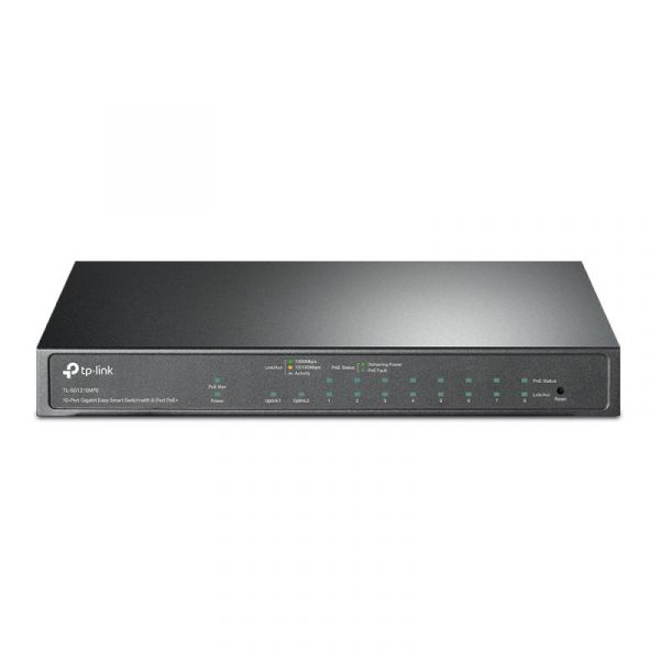 Switch TP-Link TL-SG1210MPE, 9 port, 10/100/1000 Mbps - imagine 3