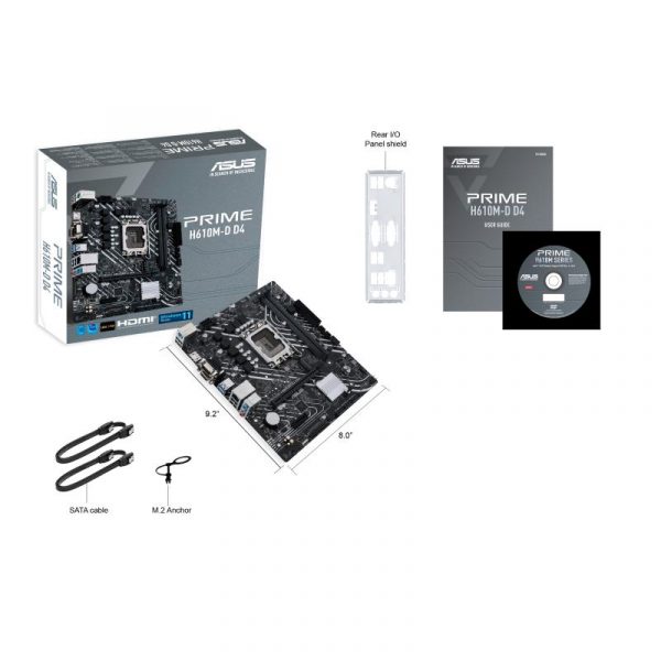 Placa de baza Asus PRIME H610M-D D4, LGA 1700 - imagine 12