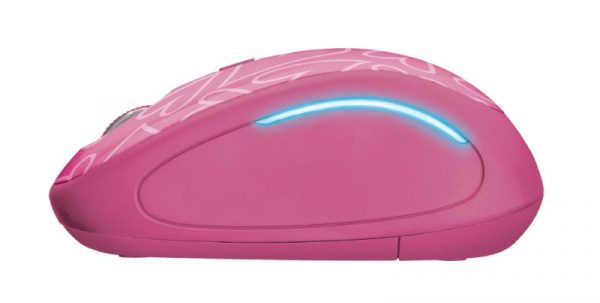 Mouse Trust Yvi FX, Wireless, roz - imagine 10