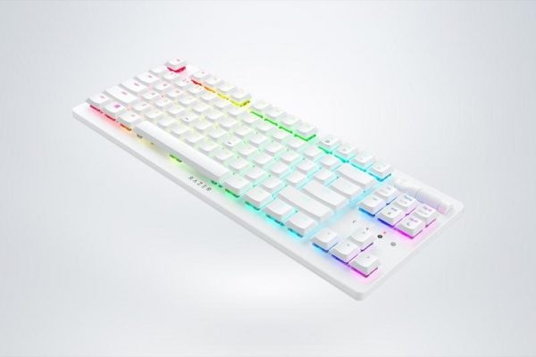 KB RAZER DEATHSTALKER V2 PRO TKL (RED SWITCH) - WHITE - imagine 8