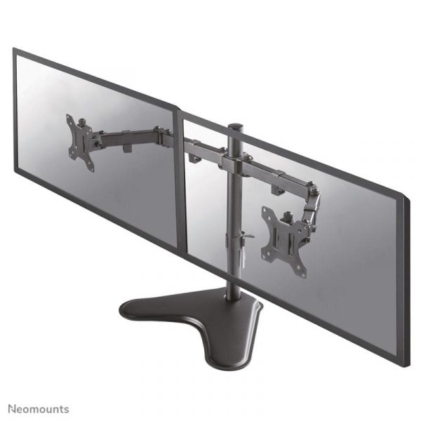 Suport Monitor de Birou Dual, Neomounts by Newstar FPMA-D550DDBLACK , - imagine 4