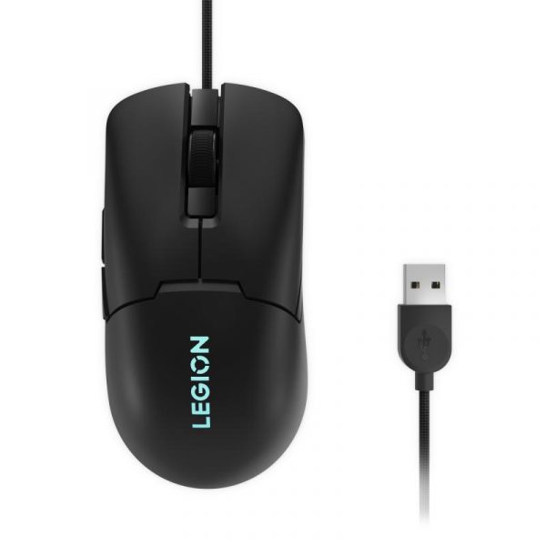 Mouse Gaming LENOVO Legion M300s RGB, 8000 dpi, negru - imagine 16