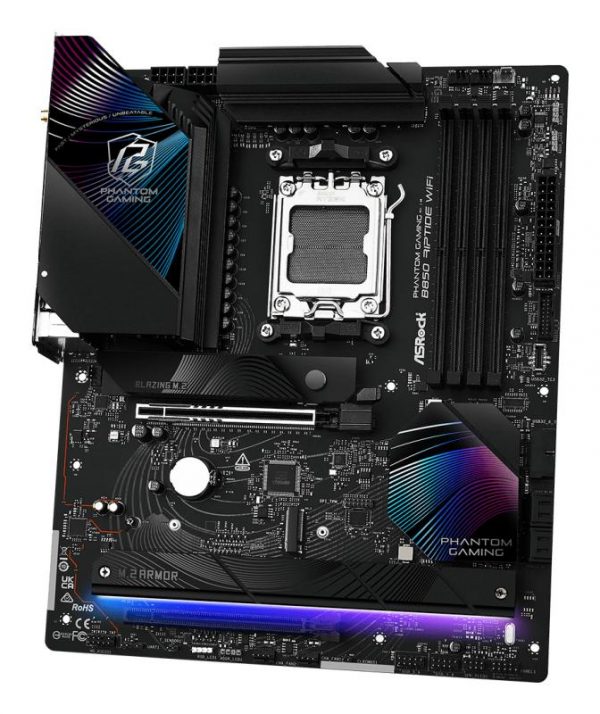 Placa de Baza ASROCK PHANTOM GAMING B850 RIPTIDE WIFI AM5 - imagine 12