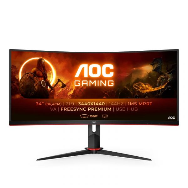 Monitor AOC 34" CU34G2X/BK - imagine 5