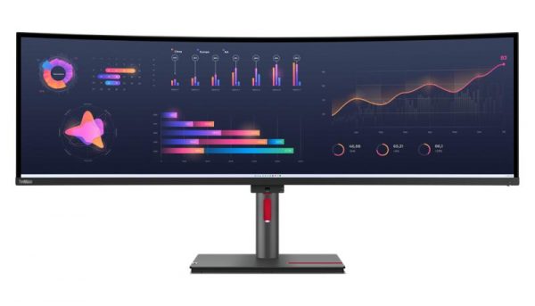 Monitor Lenovo ThinkVision P49w-30, 49'' IPS, DQHD (5120x1440), Anti- glare, - imagine 9