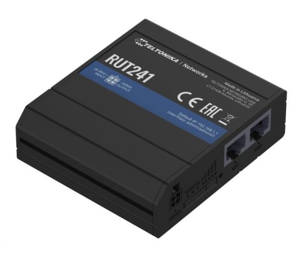 TELTONIKA RUT241 COMPACT INDUSTRIAL LTE ROUTER, 4G (LTE) – Cat - imagine 6