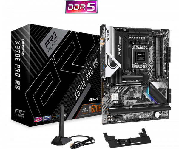 Placa de baza AsRock Socket X670E PRO RS AM5 - imagine 7