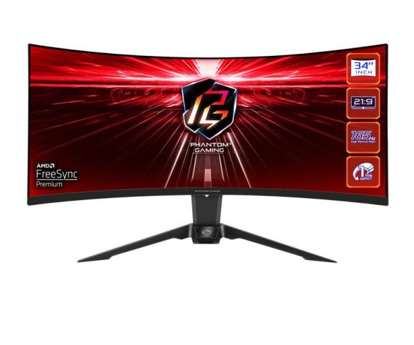Monitor Gaming Asrock curbat PG34WQ15R2B, diagonala: 34", Aspect: 21:9, anti-glare, - imagine 4