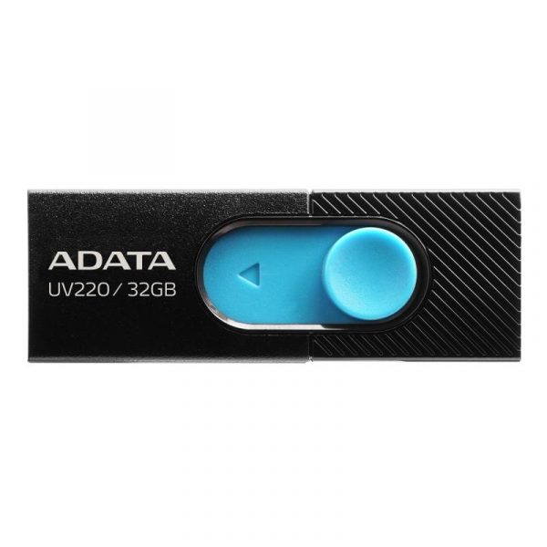 Memorie USB Flash Drive Adata UV220 32GB, USB2.0, albastru/negru - imagine 4