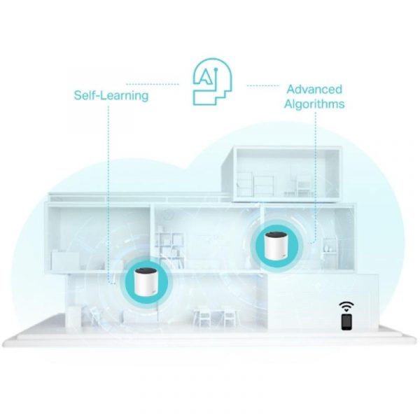 TP-Link AX3000 whole home mesh Wi-Fi 6 System, Deco X55(2-pack); - imagine 12