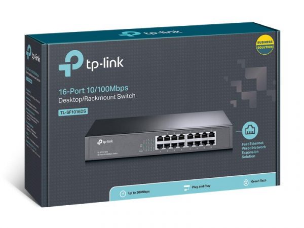 Switch TP-Link TL-SF1016DS, 16 port, 10/100Mbps - imagine 7