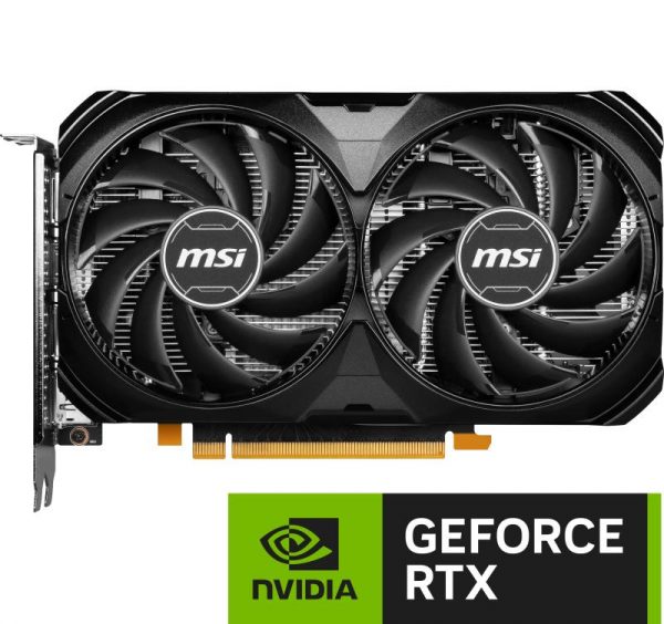 Placa Video MSI GEFORCE RTX 4060 VENTUS 2X BLACK OC - imagine 4