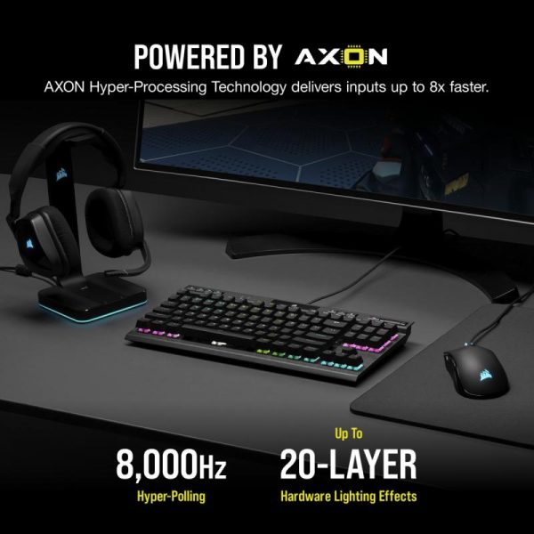 CORSAIR K70 RGB TKL CHAMPION SERIES OPTICAL-MECHANICAL, negru  Full - imagine 10