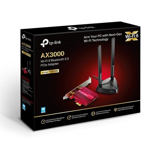 Adaptor wireless TP-Link, ARCHER AX3000E, Wi-Fi 6 Bluetooth 5.0 PCIe, - imagine 6
