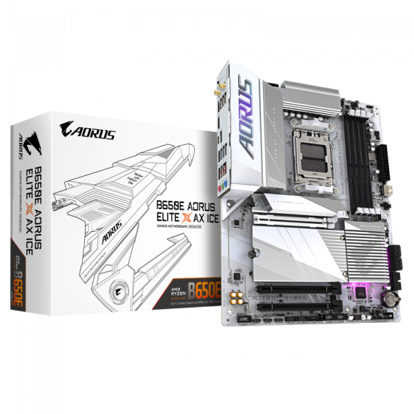 Placa de baza GIGABYTE B650E AORUS ELITE AX ICE AM5 - imagine 4