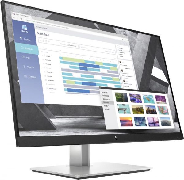 MONITOR LED HP EliteDisplay E27q G4, 27inch, QHD IPS, 5ms, - imagine 8