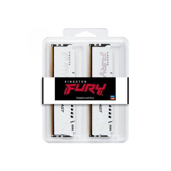 Memorie RAM Kingston FURY Beast White 32GB DDR5 6000MHz CL36 - imagine 9