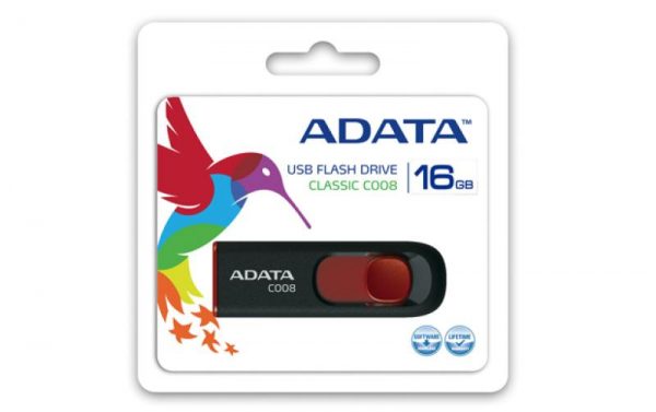 Memorie USB Flash Drive Adata C008, 16GB, USB 2.0, negru - imagine 4