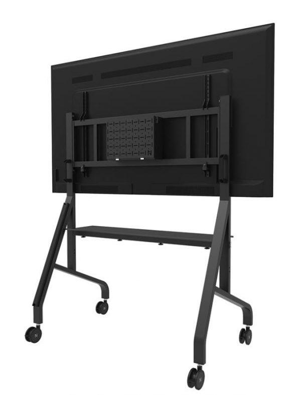 Stand podea mobil/fix Neomounts FL50-575BL1; pentru display-uri cu diagonale 65"-110", - imagine 9
