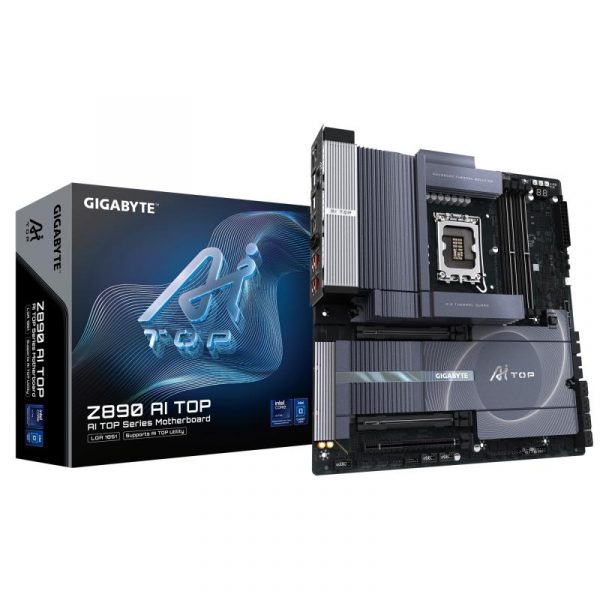 Placa de Baza GIGABYTE Z890 AI TOP LGA1851, 4x DDR5, - imagine 3