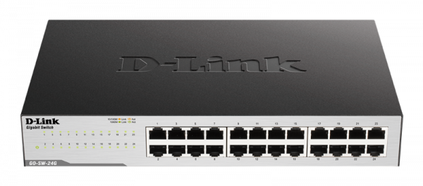 Switch D-Link GO-SW-24G, 24 port, 10/100/1000 Mbps - imagine 4