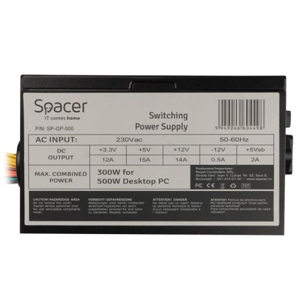 Sursa Spacer ATX  500, 300W - imagine 7