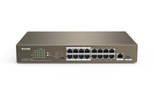 Switch IP-COM F1118P-16-150W, 16 Port, 10/100/1000 Mbps - imagine 4