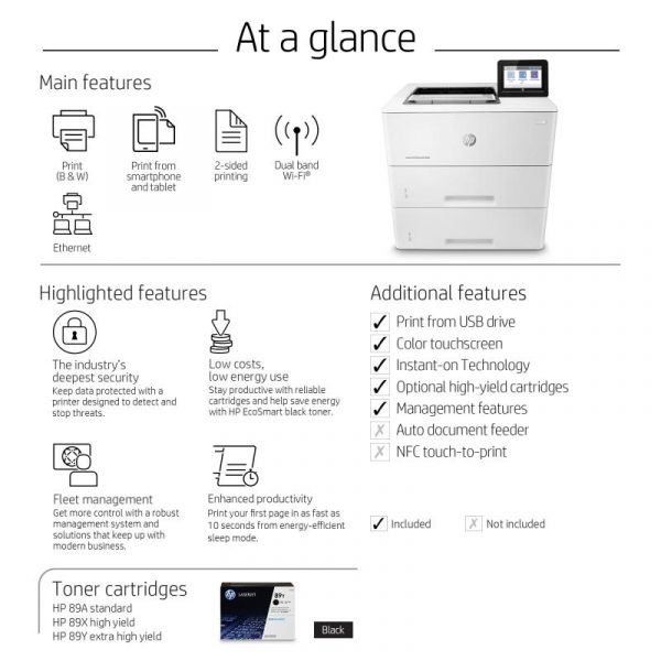 Imprimanta Laser Mono HP LaserJet Enterprise M507X; A4, max 45ppm - imagine 12