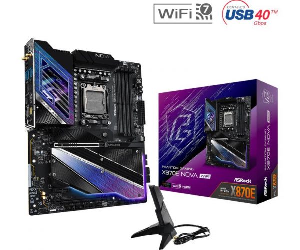 Placa de Baza ASROCK X870E NOVA WIFI AM5 - imagine 20