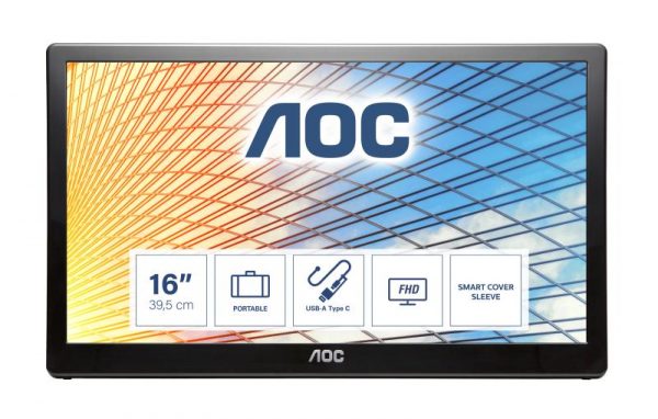 Monitor AOC 15.6" E1659FWU - imagine 12