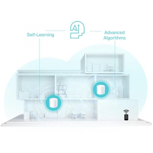 TP-Link AX3000 whole home mesh Wi-Fi 6 System, Deco X50(3-pack); - imagine 13
