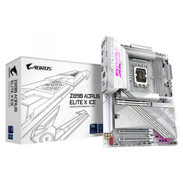 Placa de Baza GIGABYTE Z890 AORUS ELITE X ICE LGA1851 - imagine 9