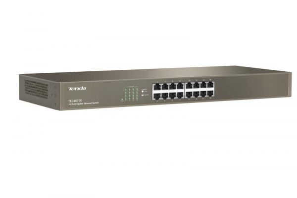 Switch Tenda TEG1016G, 16 port, 10/100/1000 Mbps - imagine 4