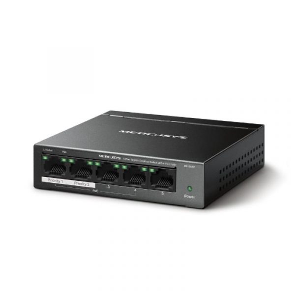MERCUSYS DESKTOP SWITCH 5PORT MS105GP POE, Interfata: 5 x 5× - imagine 7