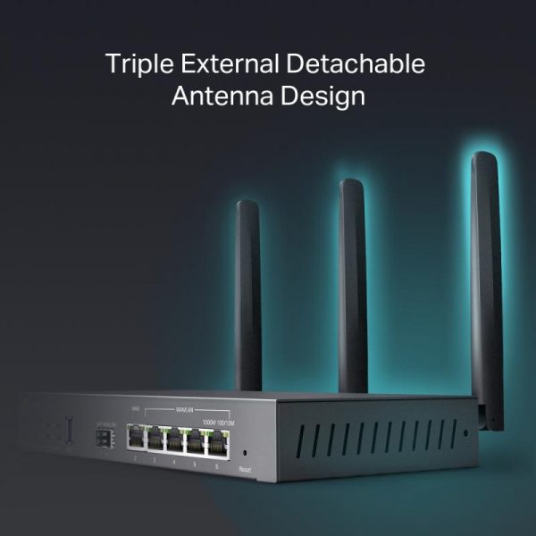 "Omada AX3000 Wi-Fi 6 Gigabit VPN Router PORT: 1× Gigabit - imagine 13