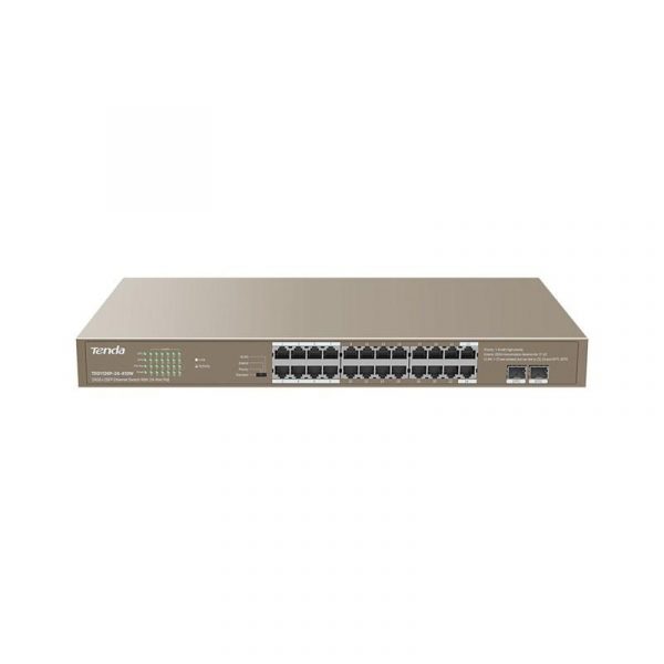 Switch Tenda TEG1126P-24-410W, 24 port, 10/100/1000 Mbps - imagine 4