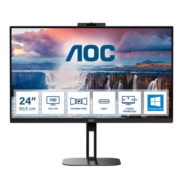 Monitor AOC 23.8" 24V5CW/BK - imagine 5